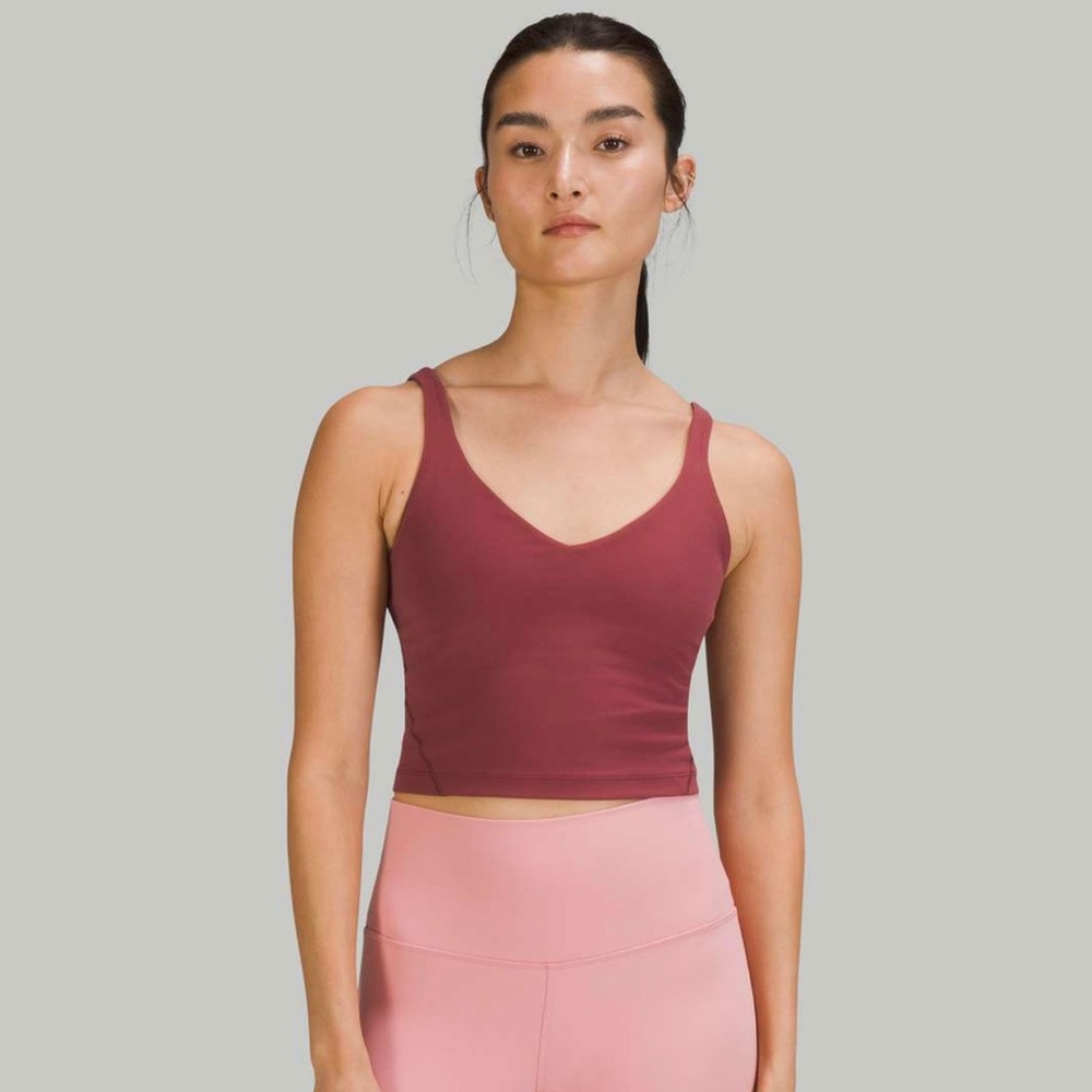 lululemon athletica Burgundy Tank Top